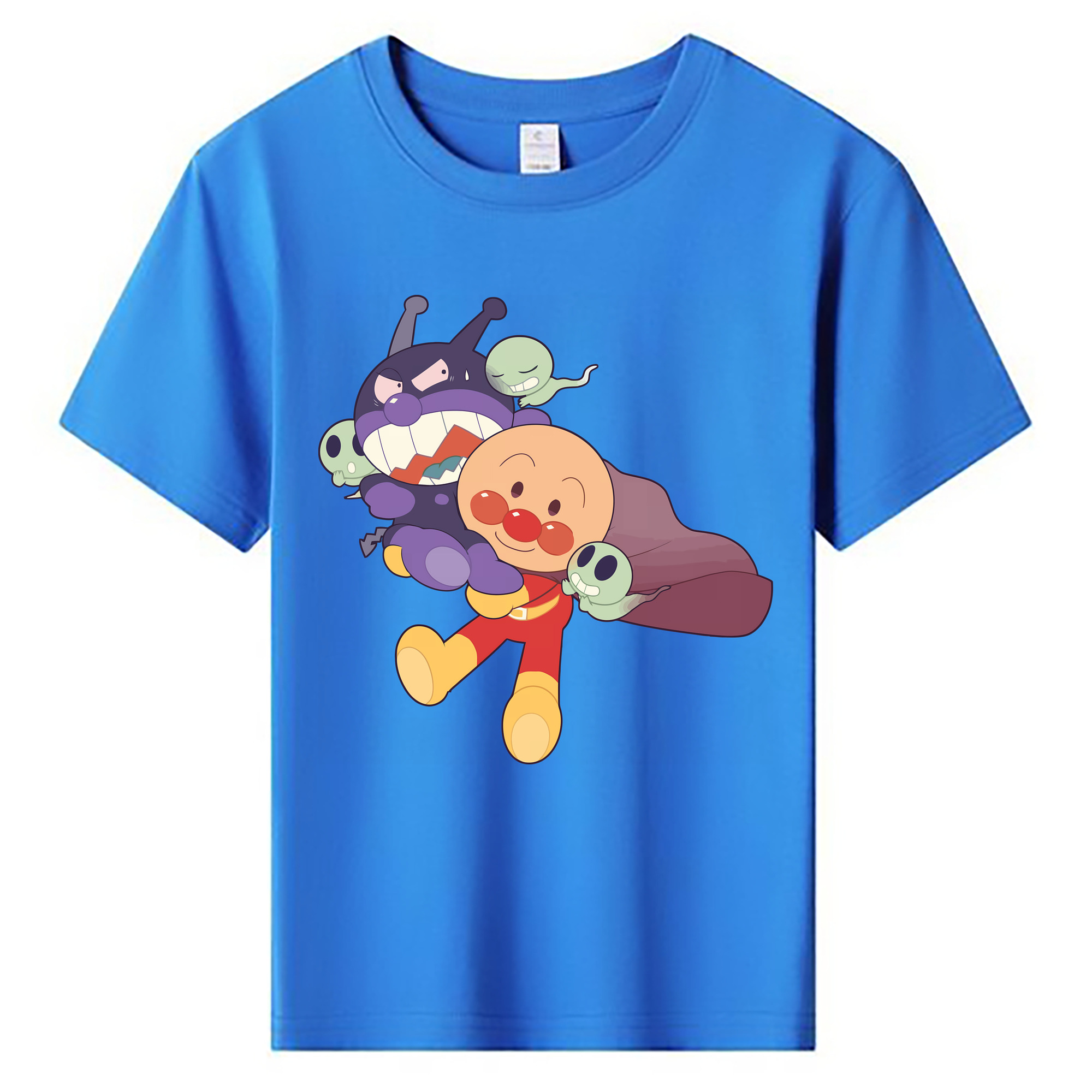 （画像用） アンパンマン Anpanman 綿100％キッズTシャツ（フロントプリント）